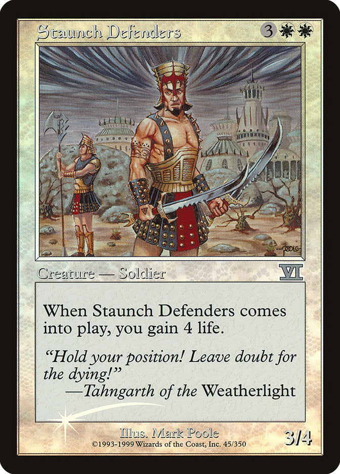 Staunch Defenders [Friday Night Magic 2000] | I Want That Stuff Brandon