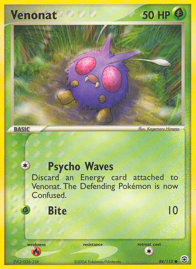Venonat (84/112) [EX: FireRed & LeafGreen] | I Want That Stuff Brandon