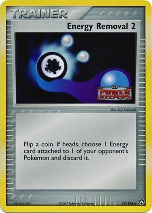 Energy Removal 2 (74/108) (Stamped) [EX: Power Keepers] | I Want That Stuff Brandon