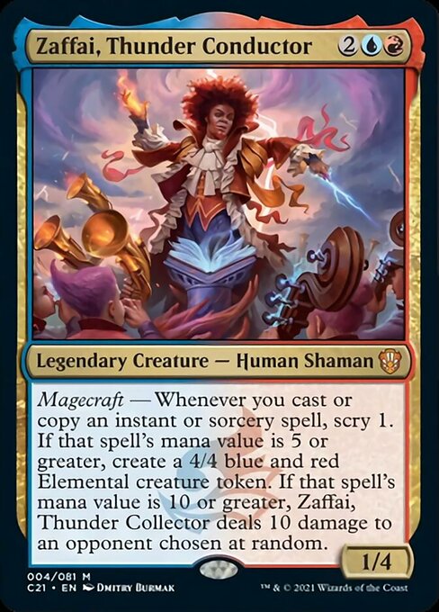 Zaffai, Thunder Conductor [Commander 2021] | I Want That Stuff Brandon