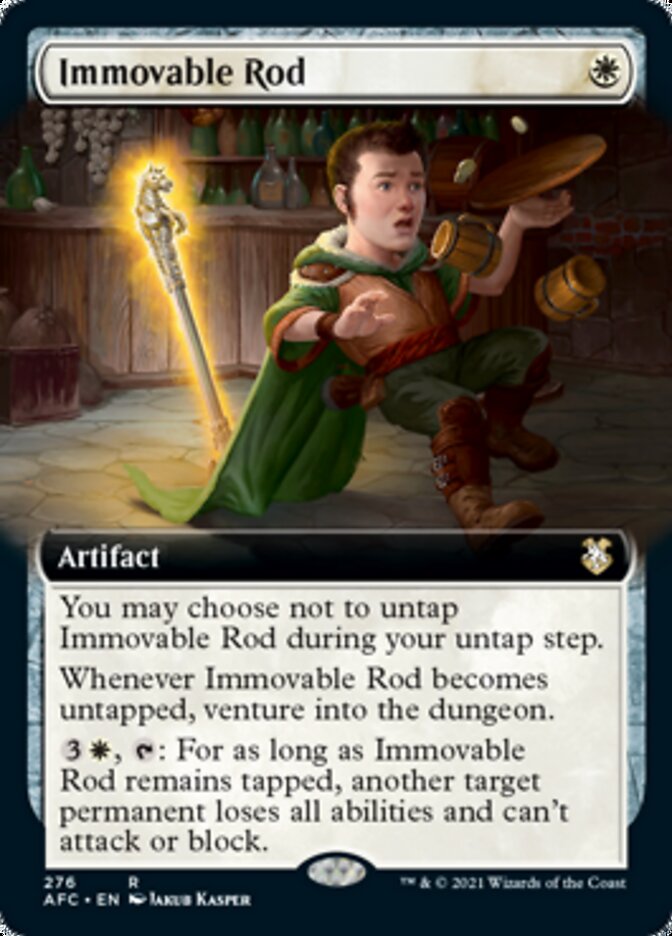 Immovable Rod (Extended Art) [Dungeons & Dragons: Adventures in the Forgotten Realms Commander] | I Want That Stuff Brandon