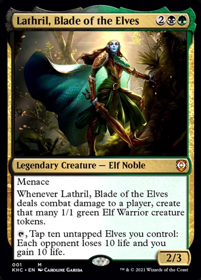 Lathril, Blade of the Elves [Kaldheim Commander] | I Want That Stuff Brandon