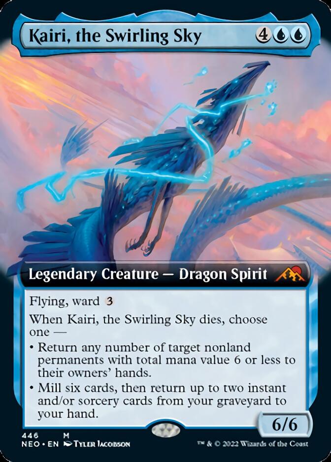Kairi, the Swirling Sky (Extended Art) [Kamigawa: Neon Dynasty] | I Want That Stuff Brandon