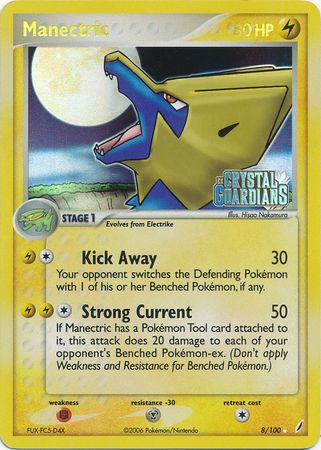 Manectric (8/100) (Stamped) [EX: Crystal Guardians] | I Want That Stuff Brandon