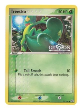 Treecko (70/106) (Gen Con The Best Four Days in Gaming Promo) [EX: Emerald] | I Want That Stuff Brandon