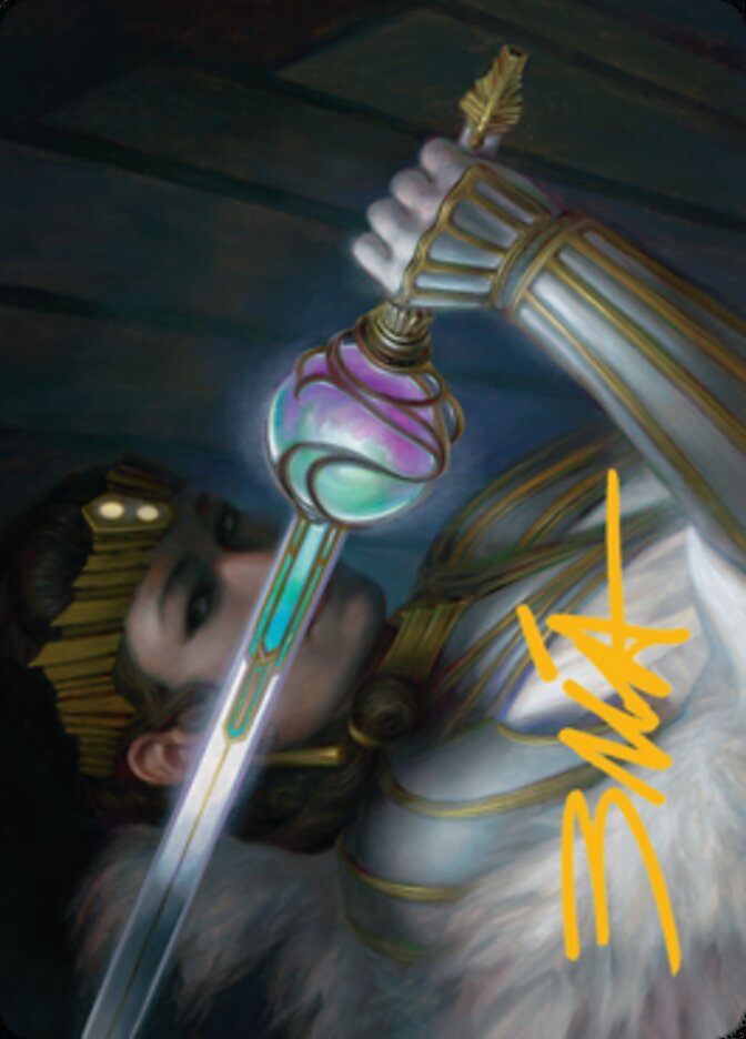 Luxior, Giada's Gift Art Card (Gold-Stamped Signature) [Streets of New Capenna Art Series] | I Want That Stuff Brandon