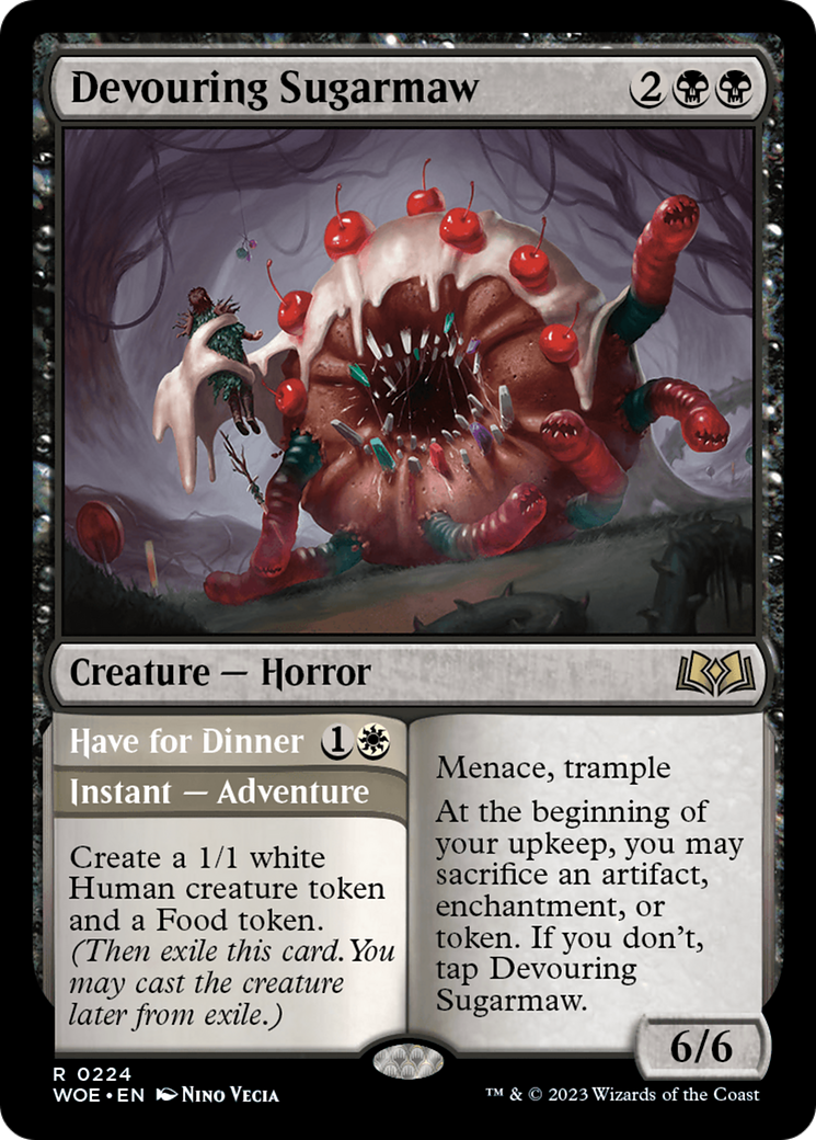 Devouring Sugarmaw // Have For Dinner [Wilds of Eldraine] | I Want That Stuff Brandon