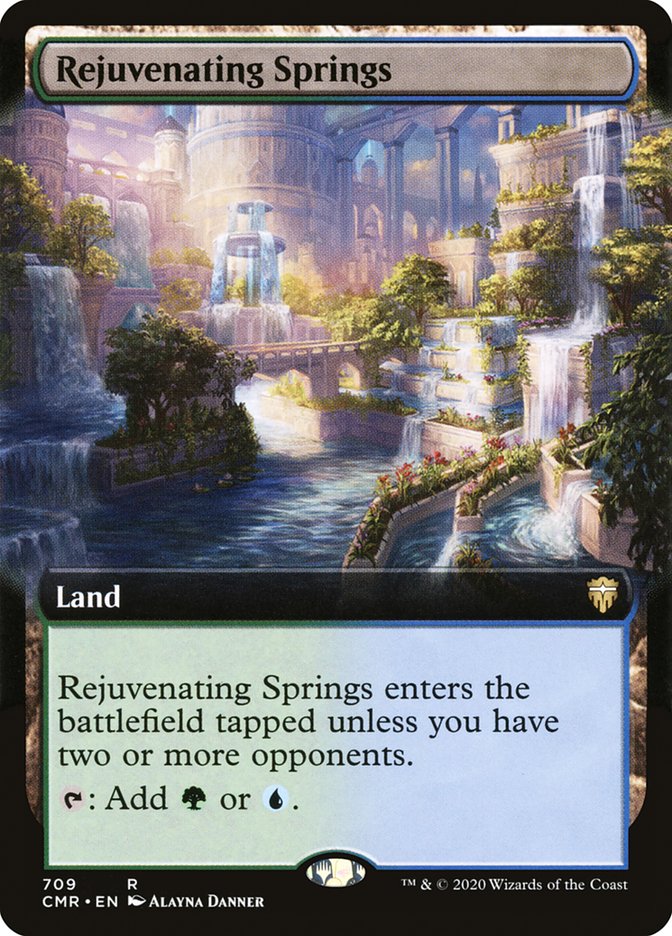 Rejuvenating Springs (Extended Art) [Commander Legends] | I Want That Stuff Brandon