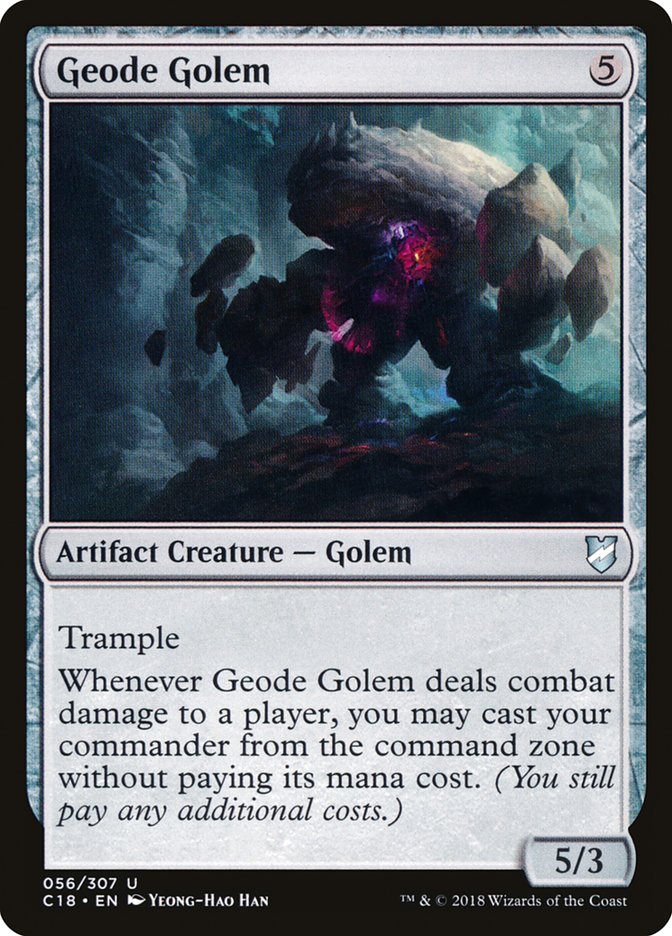 Geode Golem [Commander 2018] | I Want That Stuff Brandon