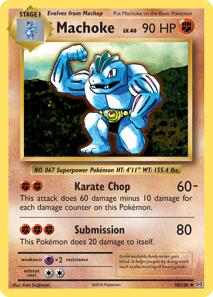 Machoke (58/108) [XY: Evolutions] | I Want That Stuff Brandon