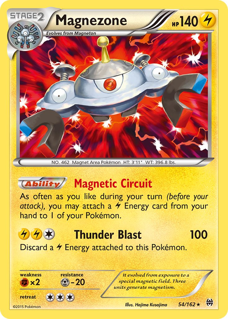 Magnezone (54/162) (Theme Deck Exclusive) [XY: BREAKthrough] | I Want That Stuff Brandon