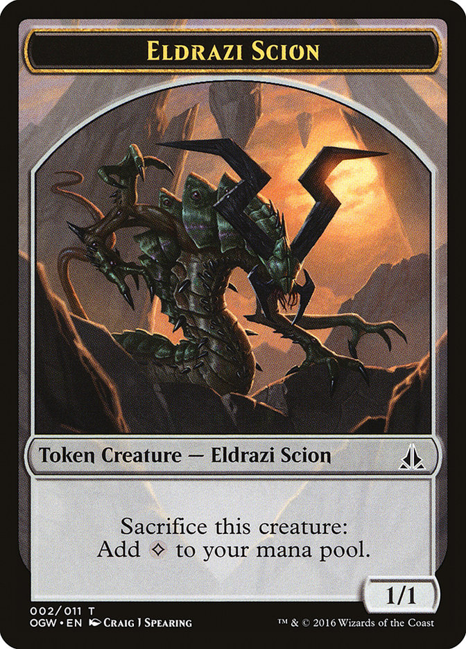 Eldrazi Scion Token (002/011) [Oath of the Gatewatch Tokens] | I Want That Stuff Brandon