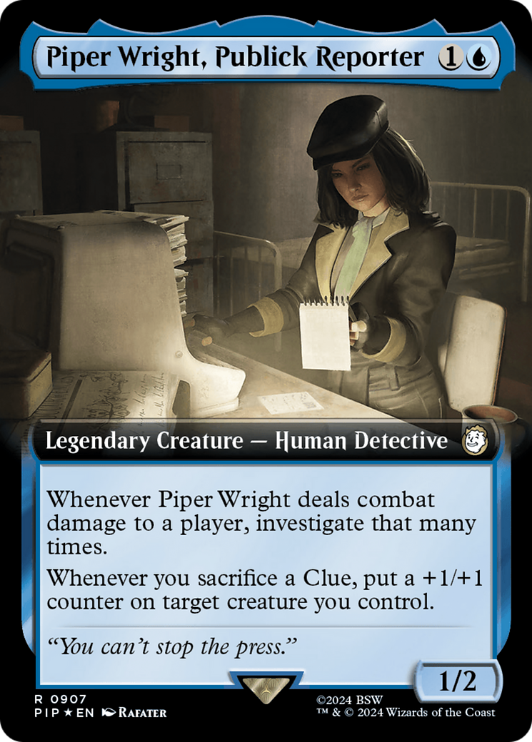 Piper Wright, Publick Reporter (Extended Art) (Surge Foil) [Fallout] | I Want That Stuff Brandon