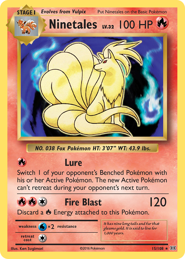 Ninetales (15/108) [XY: Evolutions] | I Want That Stuff Brandon