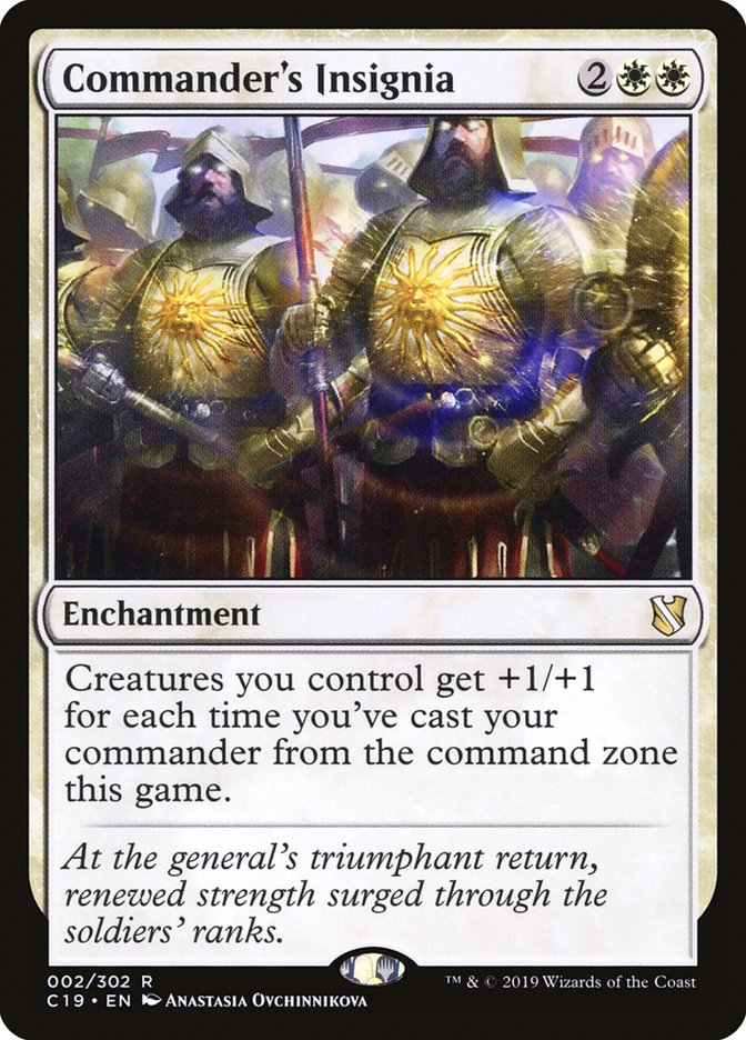 Commander's Insignia [Commander 2019] | I Want That Stuff Brandon