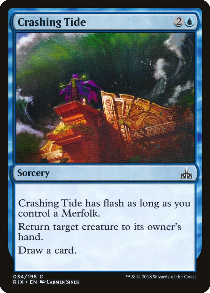 Crashing Tide [Rivals of Ixalan] | I Want That Stuff Brandon