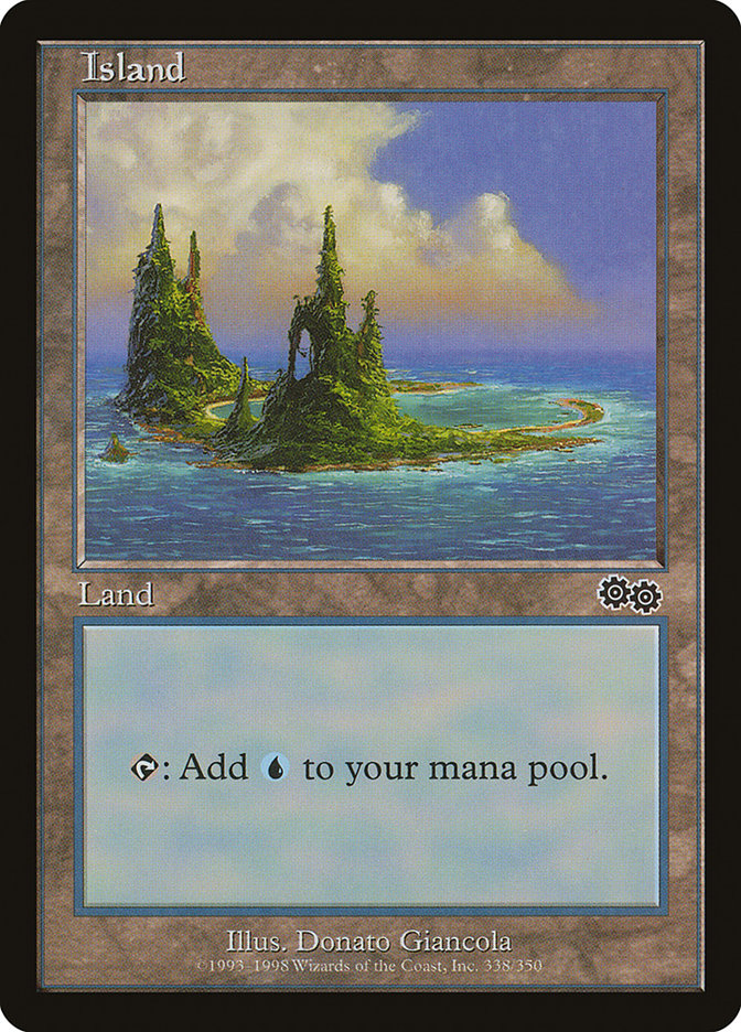 Island (338) [Urza's Saga] | I Want That Stuff Brandon