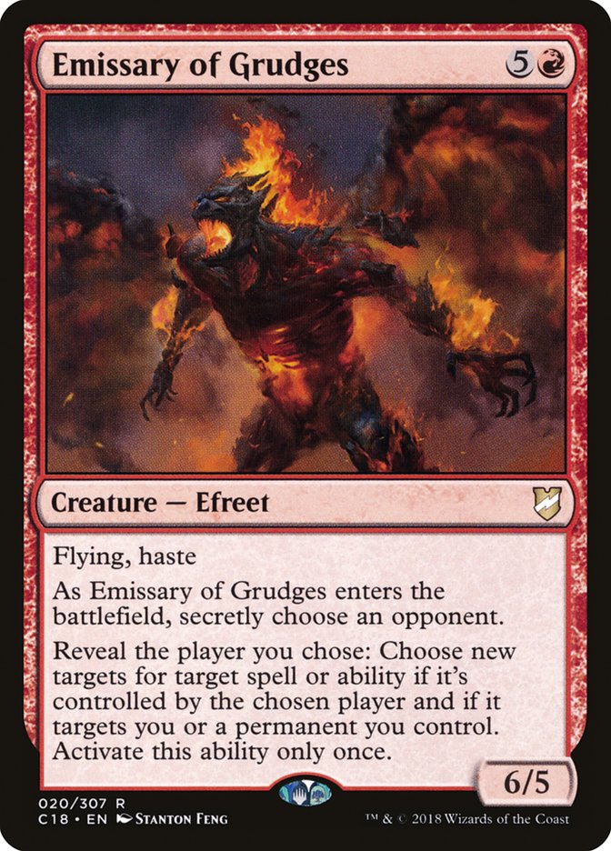 Emissary of Grudges [Commander 2018] | I Want That Stuff Brandon