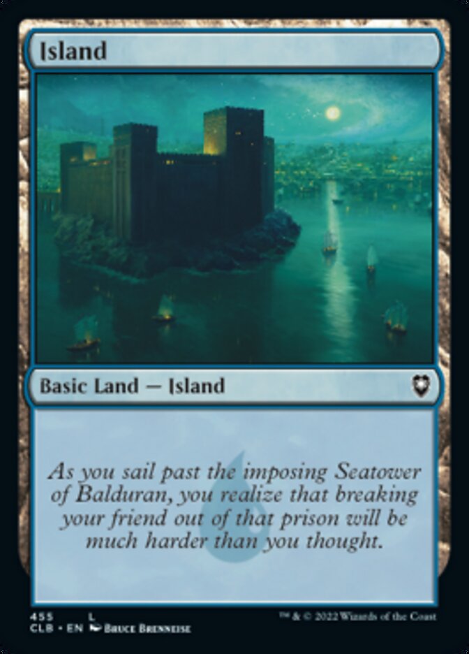 Island (455) [Commander Legends: Battle for Baldur's Gate] | I Want That Stuff Brandon