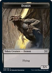 Demon // Elemental Double-Sided Token [Double Masters Tokens] | I Want That Stuff Brandon