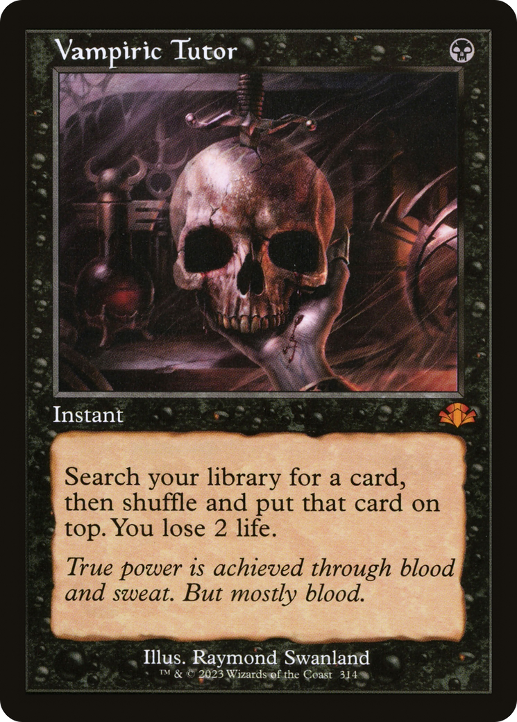 Vampiric Tutor (Retro) [Dominaria Remastered] | I Want That Stuff Brandon