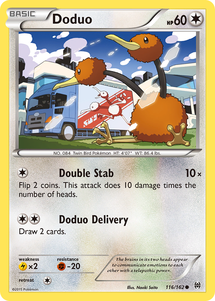 Doduo (116/162) [XY: BREAKthrough] | I Want That Stuff Brandon