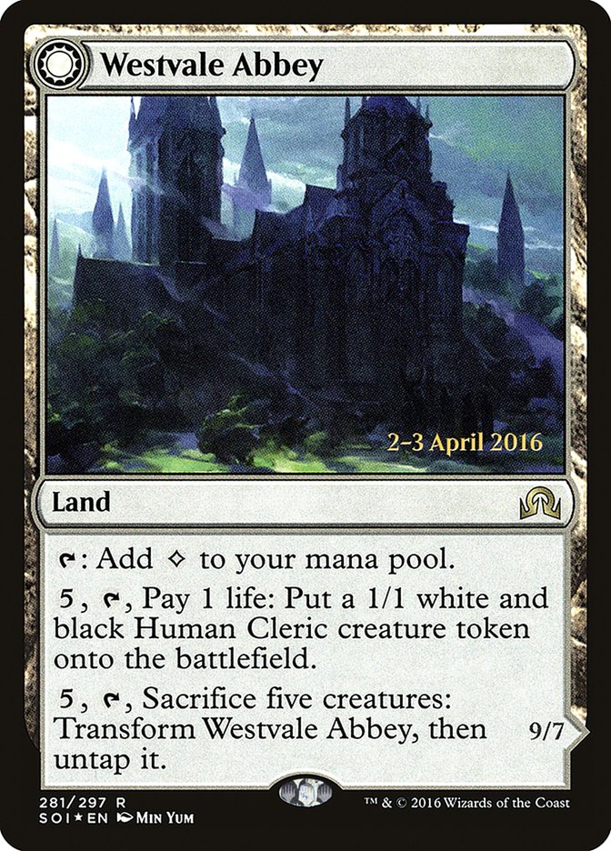 Westvale Abbey // Ormendahl, Profane Prince [Shadows over Innistrad Prerelease Promos] | I Want That Stuff Brandon