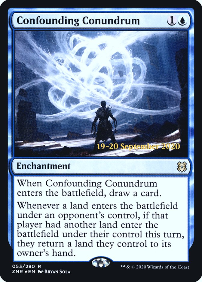 Confounding Conundrum [Zendikar Rising Prerelease Promos] | I Want That Stuff Brandon