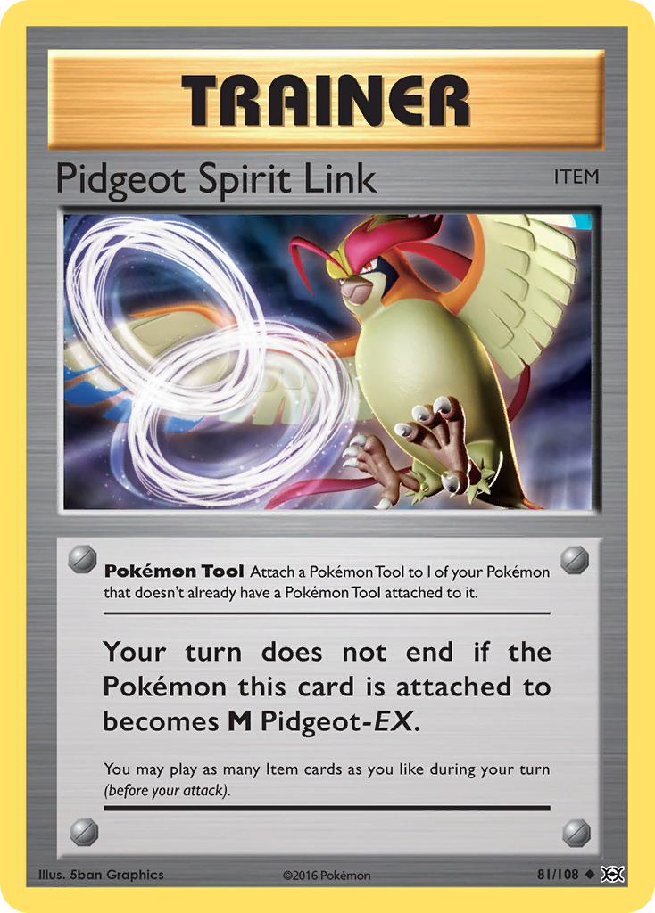 Pidgeot Spirit Link (81/108) [XY: Evolutions] | I Want That Stuff Brandon