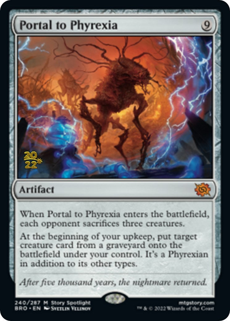 Portal to Phyrexia [The Brothers' War Prerelease Promos] | I Want That Stuff Brandon