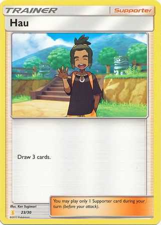 Hau (23/30) [Sun & Moon: Trainer Kit - Alolan Raichu] | I Want That Stuff Brandon