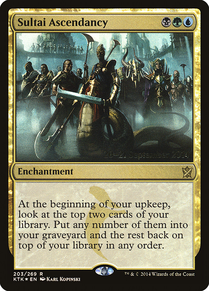 Sultai Ascendancy [Khans of Tarkir Prerelease Promos] | I Want That Stuff Brandon