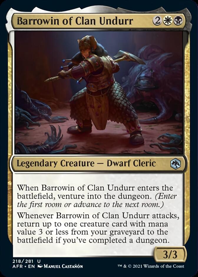 Barrowin of Clan Undurr [Dungeons & Dragons: Adventures in the Forgotten Realms] | I Want That Stuff Brandon