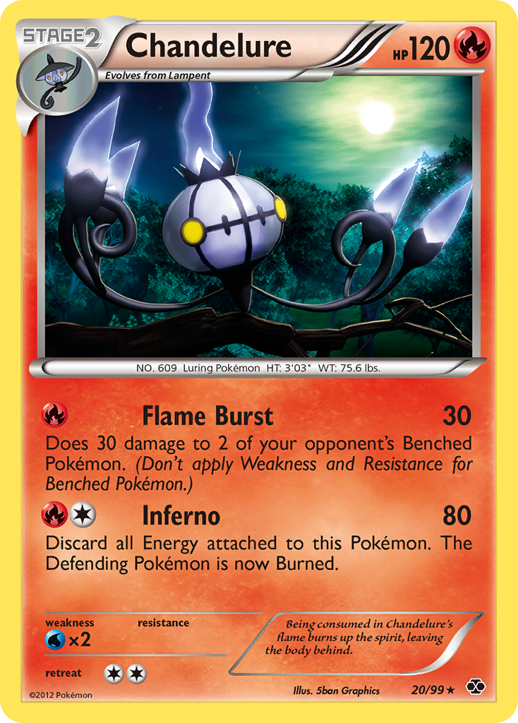 Chandelure (20/99) [Black & White: Next Destinies] | I Want That Stuff Brandon