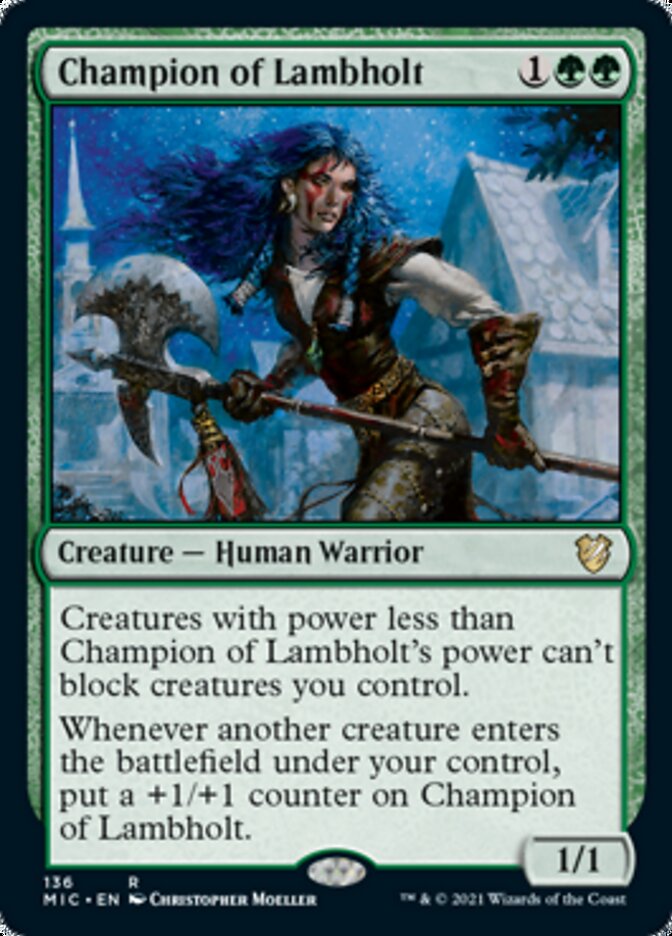 Champion of Lambholt [Innistrad: Midnight Hunt Commander] | I Want That Stuff Brandon