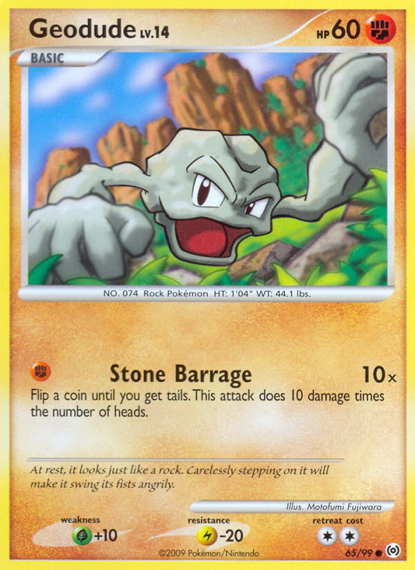 Geodude (65/99) [Platinum: Arceus] | I Want That Stuff Brandon