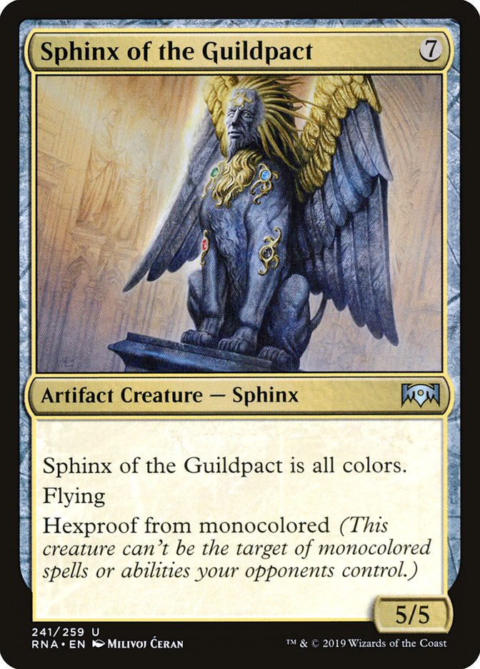 Sphinx of the Guildpact [Ravnica Allegiance] | I Want That Stuff Brandon