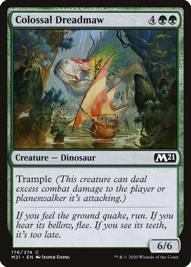 Colossal Dreadmaw [Core Set 2021] | I Want That Stuff Brandon