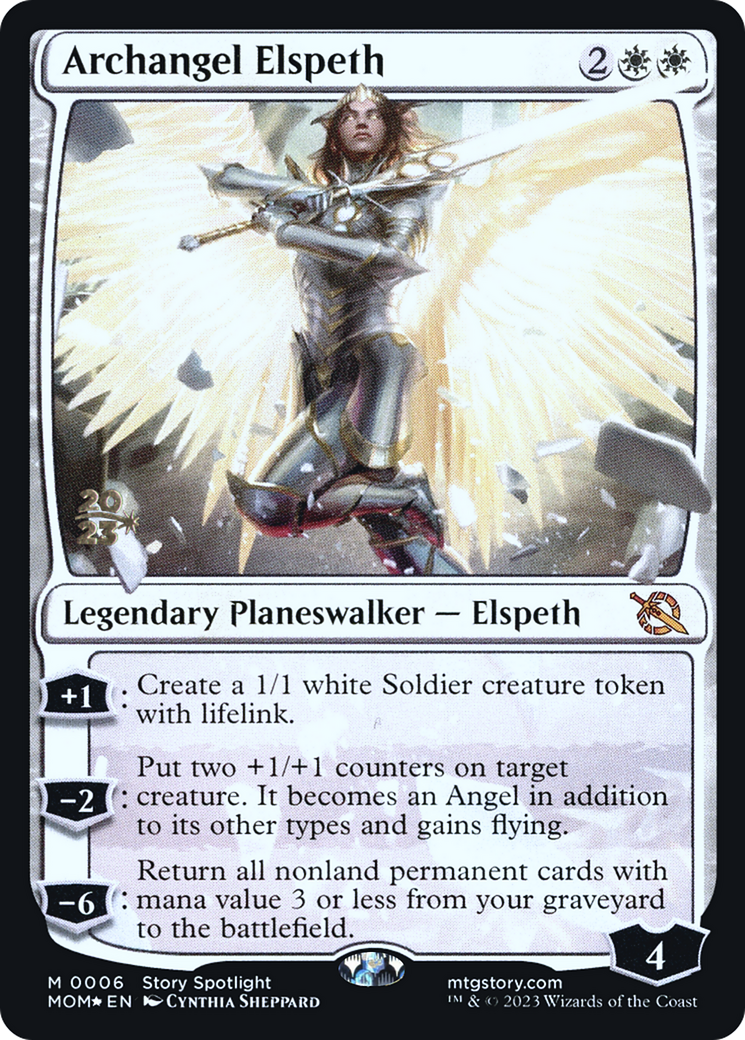 Archangel Elspeth [March of the Machine Prerelease Promos] | I Want That Stuff Brandon