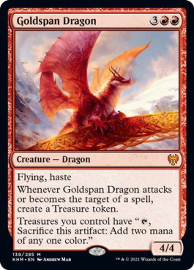 Goldspan Dragon [Kaldheim] | I Want That Stuff Brandon