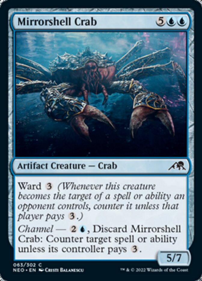 Mirrorshell Crab [Kamigawa: Neon Dynasty] | I Want That Stuff Brandon