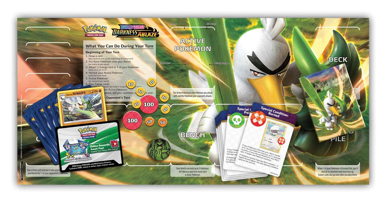 Sword & Shield: Darkness Ablaze - Theme Deck (Galarian Sirfetch'd) | I Want That Stuff Brandon