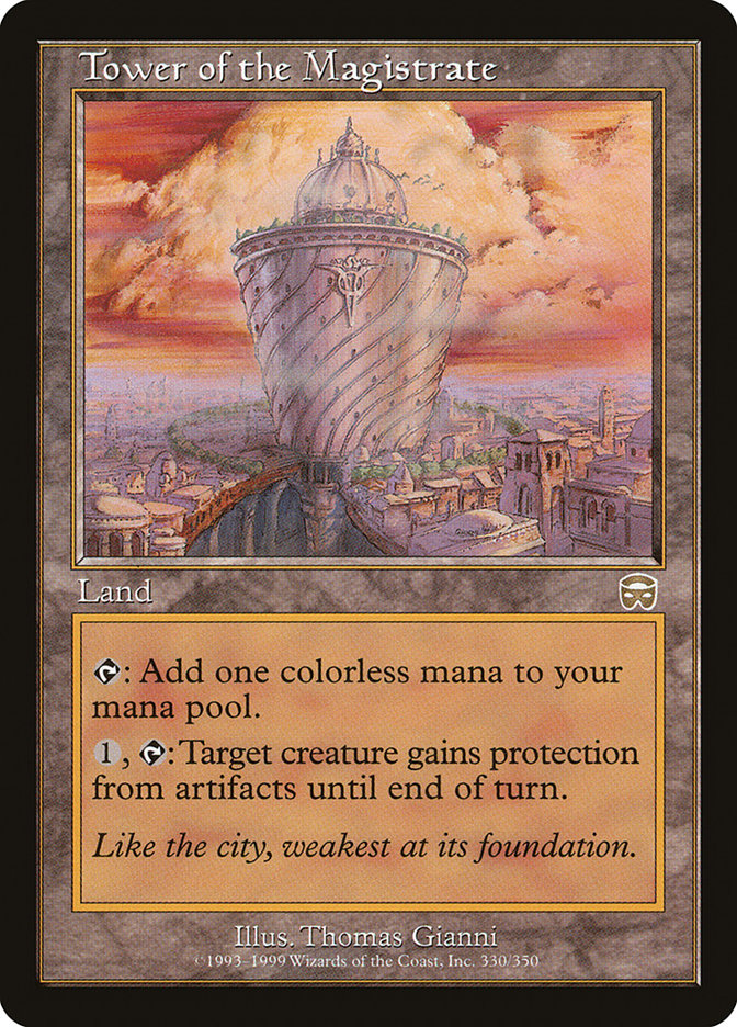 Tower of the Magistrate [Mercadian Masques] | I Want That Stuff Brandon