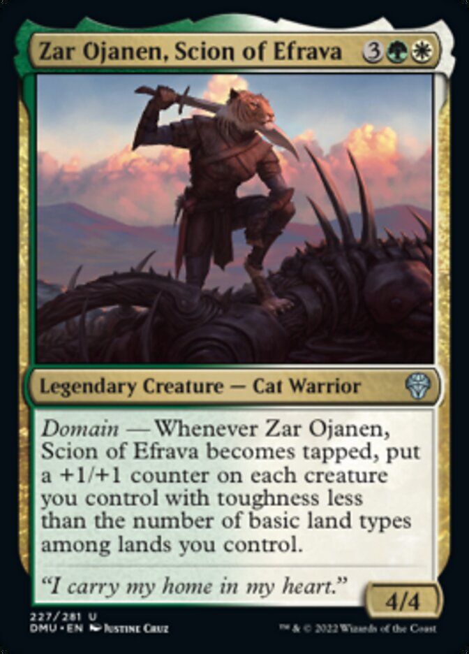 Zar Ojanen, Scion of Efrava [Dominaria United] | I Want That Stuff Brandon