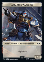 Astartes Warrior // Robot Double-Sided Token (Surge Foil) [Warhammer 40,000 Tokens] | I Want That Stuff Brandon