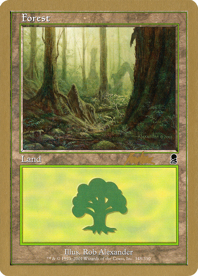 Forest (bk348) (Brian Kibler) [World Championship Decks 2002] | I Want That Stuff Brandon