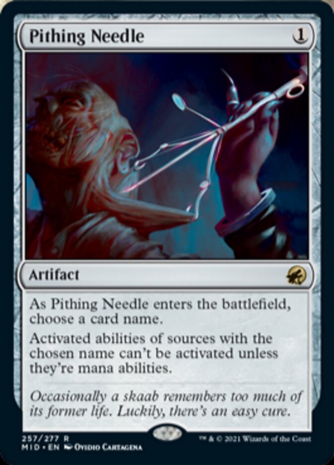 Pithing Needle [Innistrad: Midnight Hunt] | I Want That Stuff Brandon