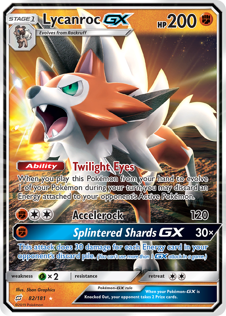 Lycanroc GX (82/181) [Sun & Moon: Team Up] | I Want That Stuff Brandon