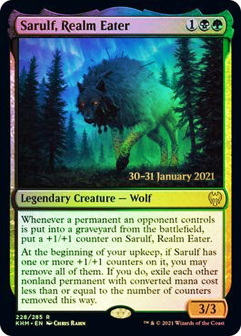 Sarulf, Realm Eater [Kaldheim Prerelease Promos] | I Want That Stuff Brandon