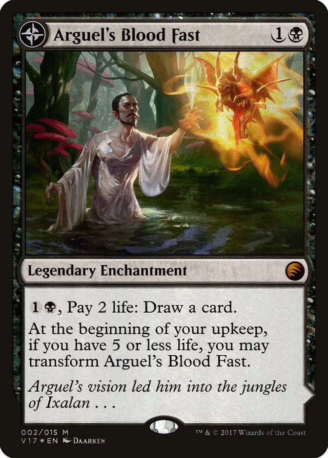 Arguel's Blood Fast // Temple of Aclazotz [From the Vault: Transform] | I Want That Stuff Brandon
